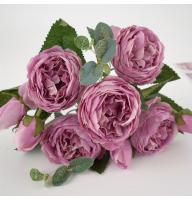 Ramo De Flores Artificiales Peonía De Seda Para Decoración De Casamiento Y Hogar Piezas Pequeñas Diseño De Bouquet Para Interior - details 15