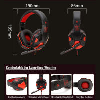 Auriculares De Juego Con Microfone 3.5MM Cable Estéreo Bass Gamer Para PC Teléfono Laptop PS4 Xbox One Switch Resistentes Al Agua - details 10
