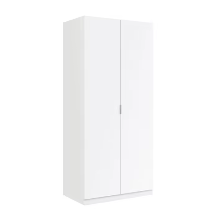 Armario de 2 puertas Low Cost - Blanco Armario para dormitorio - Fabricado en España - Melamina Alta calidad - Somnia Descanso - 1