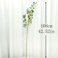 Rama Artificial De Árbol Larga Verde Flores Falsas Para Decoración De Sala De Estar Hogar Bodas Tablas De Comida Decoración De Pared Propuestas Fotografía - details 2