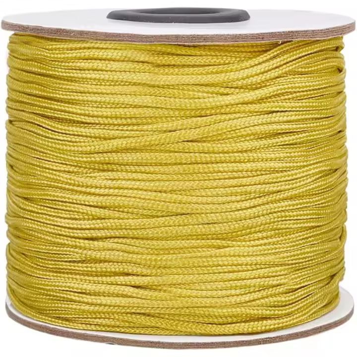 Cordón De Náilon 1.5mm Para Hacer Collares Y Pulseras Tejidas Cuerda Para Campanas De Aire Exterior 100 Yardas Hecho En China - 1