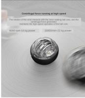 1pc Bola De Masa De Mano Con Giroscopio Para Entrenamiento De Fuerza De Muñeca Y Braza Equipo De Fitness Autostart - details 6