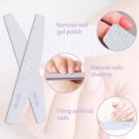 100/180 Grano lavable para uñas, Salón de peluquería Lima de uñas Profesional, 20Unidades de doble cara, Lima - details 1