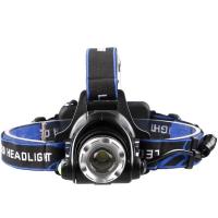 Linterna Frontal LED T6 Potente 3 Modos Recargable Por 2x18650 USB Lámpara De Pesca Impermeable Con Zoom Para Emergencias - details 1