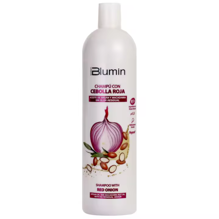 Blumin Champú de cebolla roja para todo tipo de cabellos, 1000 ml - 1