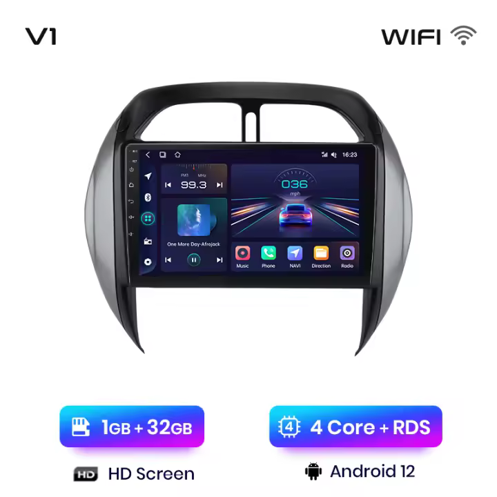 Junsun Android 13 inalámbrico CarPlay Android Auto Radio para TOYOTA RAV4 2003 2004 2005 coche Multimedia navegación GPS autorradio - 1