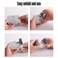 4PCS Grill De Barbacoa Plegable Ultraligero Portátil Para Camping Y Montañismo Estufa Para Camping Y BBQ De Viaje - details 1