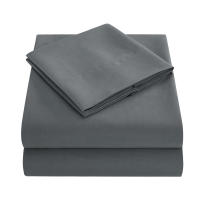 Juego De Cama Sólido Suave Y Acariciado Con Sábana Colchón Fundas Para Cama Twin Full Queen CA King 3/4 Piezas 100% Poliéster Fibra Técnica Básica Tejido De Brillo - details 10