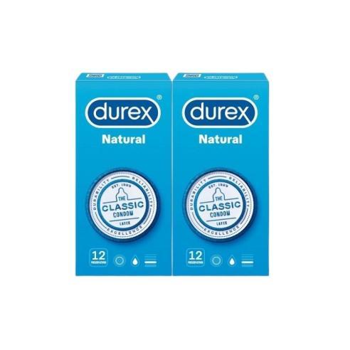 DUREX DUPLO NATURAL 2X12 UNIDADES