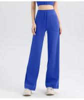 Pantalones De Yoga Para Mujer De Cintura Alta Flared Respirables De Talla Grande Con Bolsillos Para Gimnasio Y Danza - details 6