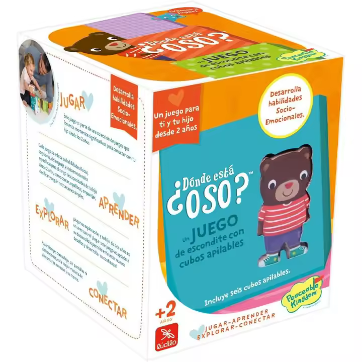Ludilo - ¿Dónde Está Oso? | Juguete Niña 2 Años O Niño | Regalo Niña 2 Años O Más | Juguetes Niños Y Niñas | Juegos Educativos para Los Mas Pequeños (89023) - 1