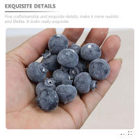 50 Pcs Modelos De Arándanos Azul Simulación Frutas Artificiales Decorativas Falso Poliéster Para Adornar Escenas Y Tiendas De Frutas - details 2