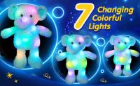 Muñeco De Peluche LED Rosa De 38cm Juguete Luminoso Musical Cojín De Terciopelo Conejo Cantante Regalo De Pascua Para Niñas Animal De Fondo - details 10