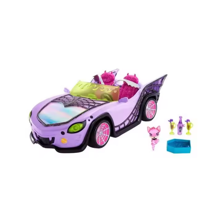Vehículo Monster High de Mattel - Decorado con Detalles Fantásticos - 1