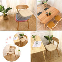 Cojín De Silla De Comedor De Verano Espeso De Algodón Y Lino Transpirable Cojín En Forma De Herradura Para Estudiantes Suministros Para El Hogar - details 0