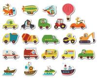 Juego De Rompecabezas De Madera Montessori Para Niños Cognición Temprana Educativo Juguete De Aprendizaje Temprano Animal Fruta Tráfico Regalos - details 10