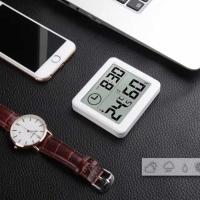 Reloj De Escritorio Digital Con Monitorización De Temperatura Y Humedad Pantalla LCD Grande Multifuncional Automática - details 1