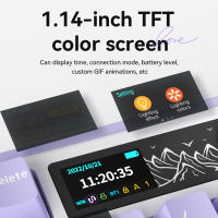 Teclado Mecánico AJAZZ AK980 Con Triple Modo 98 Teclas Iluminación Multicolor Y Sonido Teclado De Juego Cuerpo Columna USB Bluetooth Para Escritorio - details 6