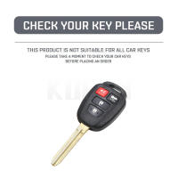 Cubierta De Llave De Coche TPU Para Toyota Camry Prius Corolla RAV4 Sienna 2014 2015 Con 4 Botones Protector De Porta Llaves Accesorios - details 0