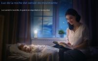 Lámpara Nocturna Sensor De Movimiento USB Recargable LED Dimmable Portátil Para Habitación De Niños Y Dormitorio Luz Nocturna Activada Por Movimiento - details 0