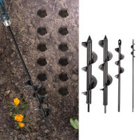 Broca De Tajo Espiral Para Jardín Plantación Agricultura Tierra Suave Acero Al Carbono Bajo Rodillo Corto Para Uso En Jardín Y Granja - details 2
