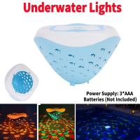 Luz Submarina Para Piscina En Forma De Pez 4 Colores 5 Modos Proyector Flotante Decorativo Para Fiesta De Piscina Y Jardín - details 12