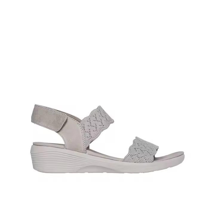 Skechers Arya - On The Rise Sandalias con cuña para mujer topo en textil 86351 - 1