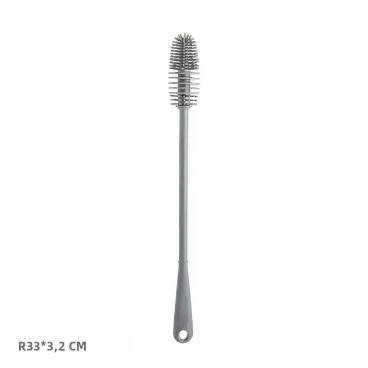 Cepillo De Silicona Para Vaso Limpieza De Plástico Sin Esquinas Muertas Ni Grietas Cepillo De Limpieza Para Botella De Leche Uso Doméstico - 1