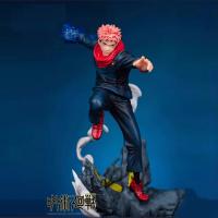 Figura De Acción Anime Jujutsu Kaisen Gojo Satoru Y Itadori Yuji PVC Modelo Juguete Para Regalo Para Novio Colección Unisex - details 5