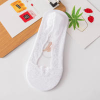 Calcetines De Encaje Para Mujer Calcetines Invisibles De Verano Transpirables Antideslizantes Fondo Bajo De Algodón Y Spandex - details 11