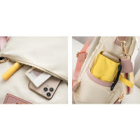 Nueva Mochila De Hombro Para Mujer De Alta Calidad Gran Capacidad De Oxford Saco Colorido Tote Mochila De Viaje Para Mujer Estilo Coreano - details 11