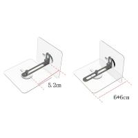 6 piezas de anclajes de pared de muebles sin perforación de montaje en pared muebles anti-punta con kit equipo de seguridad Fijar el estante a la pared para evitar la caída de muebles - details 0