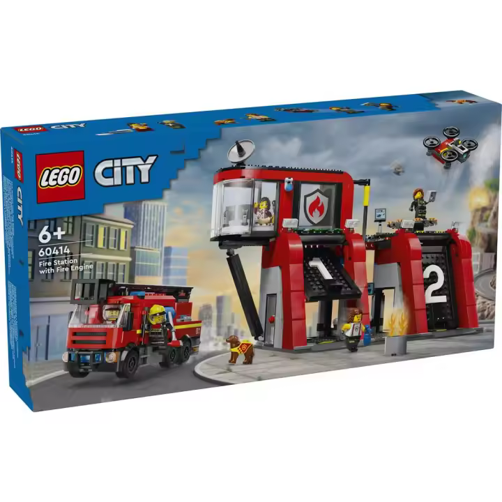 Lego City Parque de Bomberos con Camión de Bomberos 60414 Lego city LEGO - 1