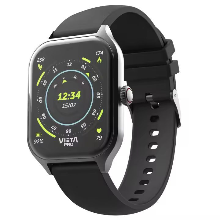 Vieta Pro Smartwatch deportivo con Pantalla de 1,75'' ,Llamadas Bluetooth, Batería 7 días, Monitor de Sueño, Compatible con Apple y Android | Reloj inteligente Go 3 - 1