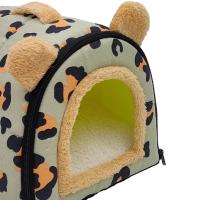 Casa De Mascotas Plegable Confortable Para Todas Las Estaciones Cama Para Gatos Y Perros Con Almohadilla Desmontable Y Lavable Tamaño Grande Para Mascotas Pequeñas Y Medianas - details 4