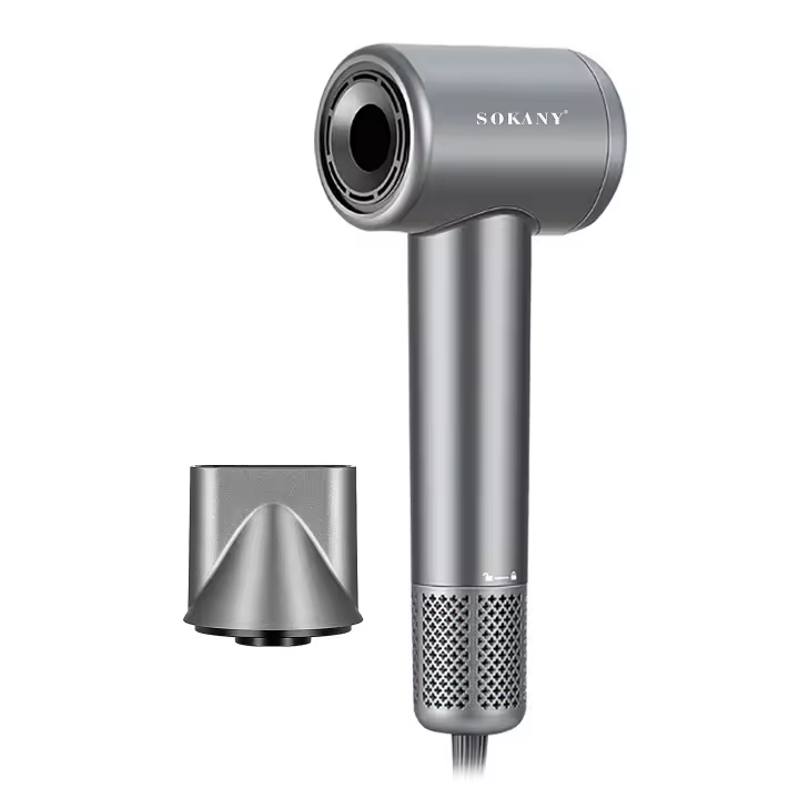 DAM. Secador 2400W, motor de alta velocidad 110.000 RPM, secado rápido en sólo 2-5 minutos. Bajo nivel de ruido y 3 niveles de temperatura. 7x9x25cm. - 1
