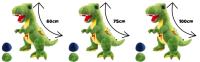 XOKOTAKI  Peluche de Dinosaurio T-Rex 60 75 100cm. Material Suave y Seguro. Regalo Perfecto. - details 0