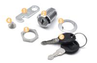 4 Piezas Cerradura Cylinder para Muebles, Cerradura para Buzón, Cerradura para Cajón de 25 Mm, Cerradura con Leva, Cada Cerradura tiene Llaves Diferentes, para Armaro, Cerradura para Muebles - details 1