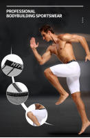 Shorts De Compresión Para Hombre 2023 Deporte Verano Entrenamiento Tijeras Gimnasio Fitness Leggins Pantalones Cortos Deportivos Corrida - details 3