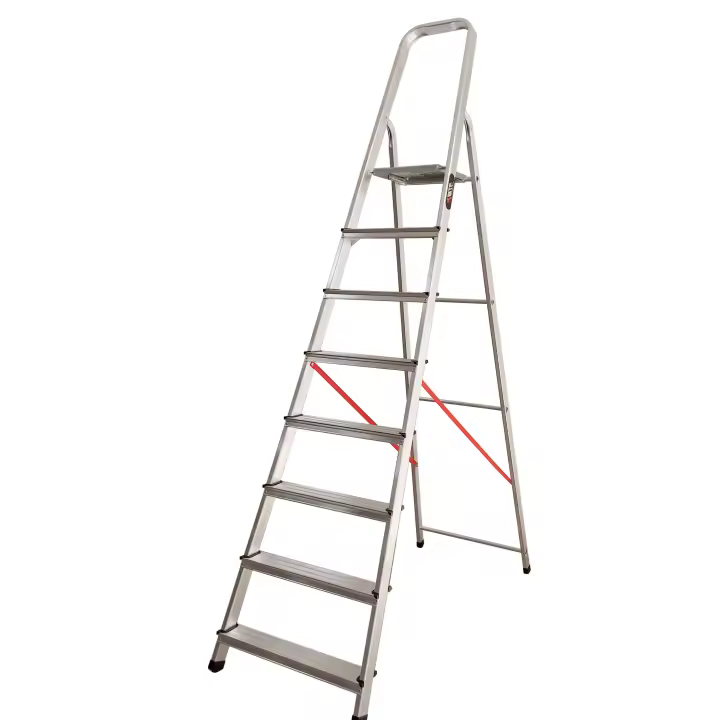 BTF Escalera de Aluminio Plegable Tijera  Resistente, ligera y antideslizante, ideal para el uso domestico. BTF-TJL - 1