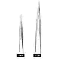 Pinzas De Barbacoa Y Jardín Médico Para El Hogar Herramienta Larga Para Cocina Y BBQ Pinza Recta Y Dientes Pinza De Alimentos 20CM/30CM Acero Inoxidable - details 4