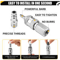 Interfaz De Conexión Rápida Pneumática Estándar Europea Para Tubos De Aire Accesorios De Compresor Coupling Fittings De Alta Calidad - details 9