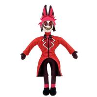 Muñeca De Peluche Hazbins Hotel Alastor Dibujito Animado Muñeco Suave Decoración Para El Hogar Regalo De Cumpleaños Para Niño - details 9