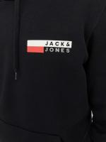 Jack & Jones Hombre sudadera con capucha , grosor 270 grs Mod JJECORP Otoño Invierno Logo Marca Suave y Cálida REF 233599 - details 4