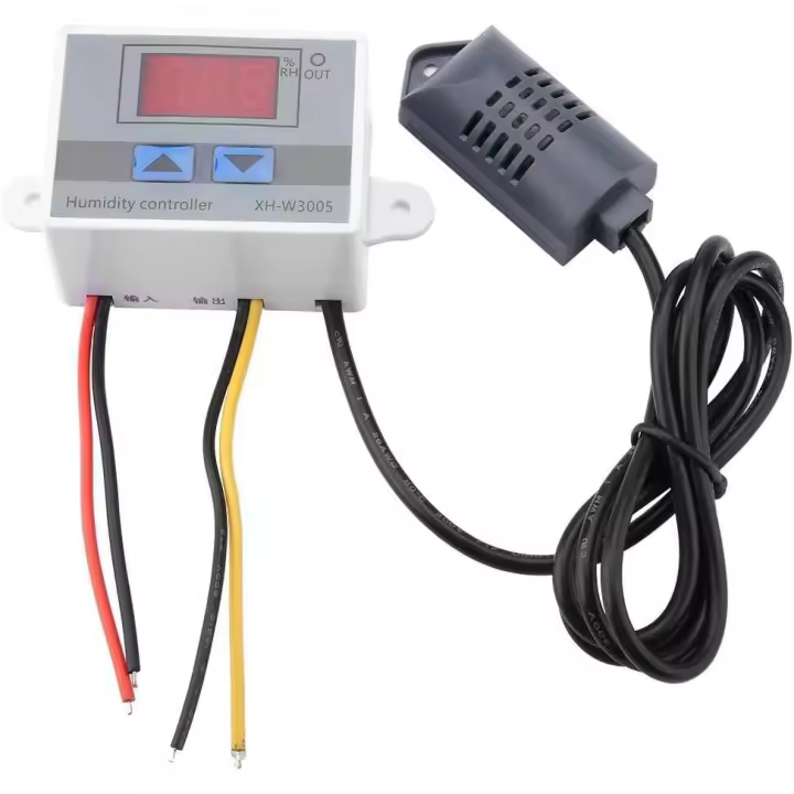 Sensor de humedad de alta precisión XH-W3005, higrómetro digital de 12 V, controlador de interruptor, 0 ~ 99 % de humedad relativa (12 V) - 1
