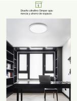 Luz De Techo LED Ultrafina 2.2CM Panel Decorativo Energía Ahorradora Sin Parpadeo 6W 9W 13W 18W 24W Para Dormitorio Habitación - details 5