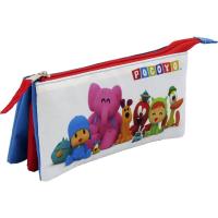 Estuche Triple Pocoyo Decorado Personajes - Medidas 19x2,5x9 Cm - details 0