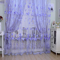 Cortinas De Tulle Modernas Y Sencillas Para Sala De Estar Dormitorio Infantil Y Cocina En Poliéster Suave Y Cómoda Transmisoras De Ventana - details 53