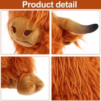 Chinelos De Vaca Highland Escocesa Para Mujeres Y Hombres Regalos Suaves Y Antideslizantes Chinelos De Interior De Peluche - details 12