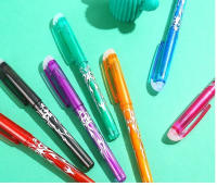 Set De 12 Rotuladores Gel Erasables 0.7mm Multicolor Kawaii Para Estudiantes Herramientas Creativas Para Escritura Y Dibujo Suministros De Oficina Y Escuela Material Plástico - details 2